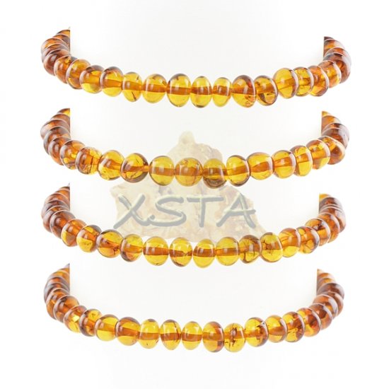 Baltic amber bracelet Polished